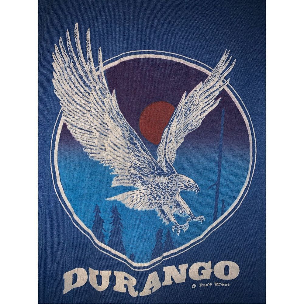 Vintage 80’s DURANGO EAGLE Graphic T Shirt XL